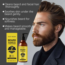 Load image into Gallery viewer, Natural Plant Extract Hair Care Set For Men 2in1 Shampoo&amp;Care Oil&amp;Balm Beard Kit Refreshing Smoothing Soften Beard Care - A minha loja
